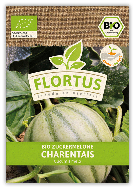 Zuckermelone Charentaise | BIO Zuckermelonensamen von FLORTUS