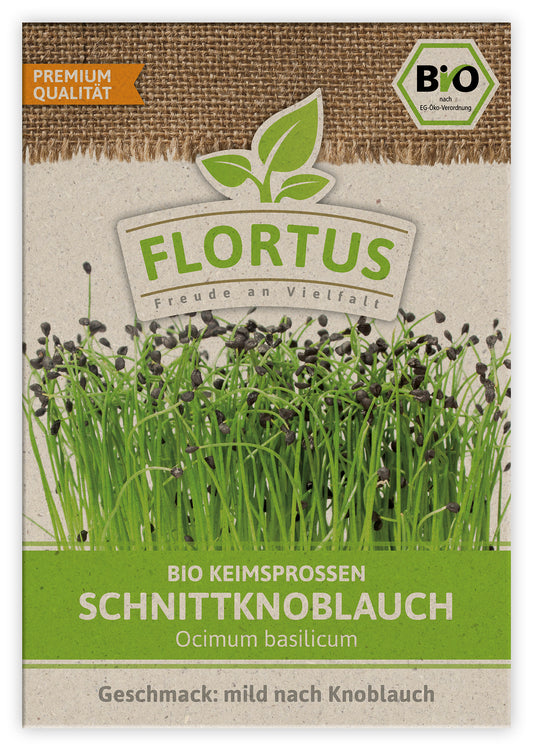 Keimsprossen Schnittknoblauch | BIO Keimsprossen von FLORTUS
