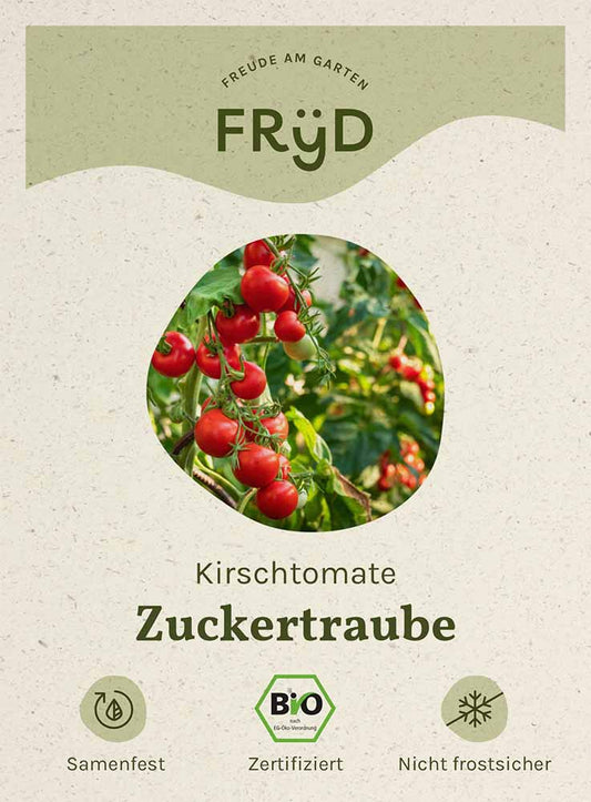 Artikelbild 1 von "Fryd BIO Kirschtomate Zuckertraube" aus der Kategorie Kirschtomatensamen