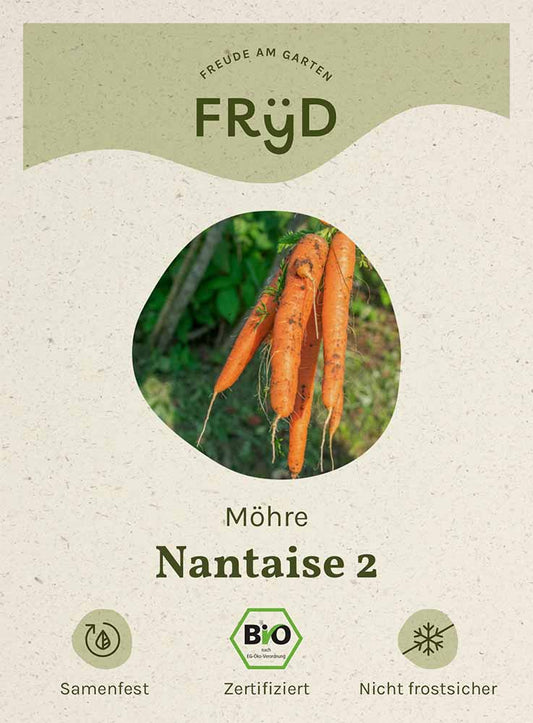 Artikelbild 1 von "Fryd BIO Möhre Nantaise 2" aus der Kategorie Möhrensamen