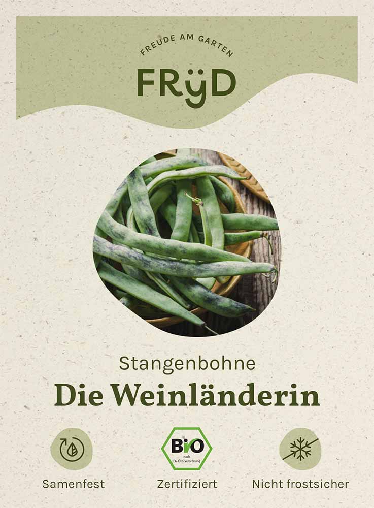 Artikelbild 1 von "Fryd BIO Stangenbohne Die Weinländerin" aus der Kategorie Stangenbohnensamen
