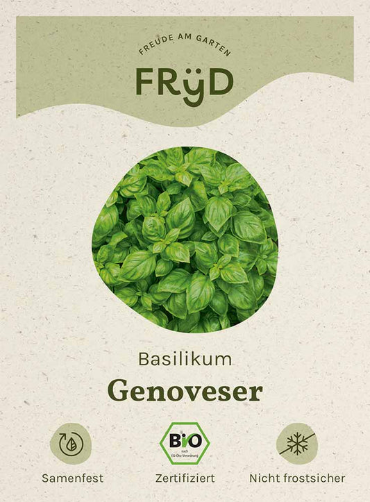 Artikelbild 1 von "Fryd BIO Genoveser Basilikum" aus der Kategorie Basilikumsamen