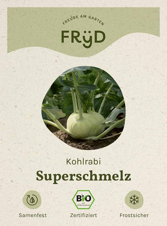 Artikelbild 1 von "Fryd BIO Kohlrabi Superschmelz" aus der Kategorie Kohlrabisamen