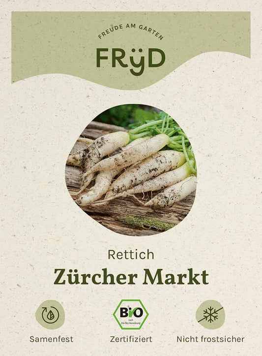 Artikelbild 1 von "Fryd BIO Rettich Zürcher Markt" aus der Kategorie Rettichsamen