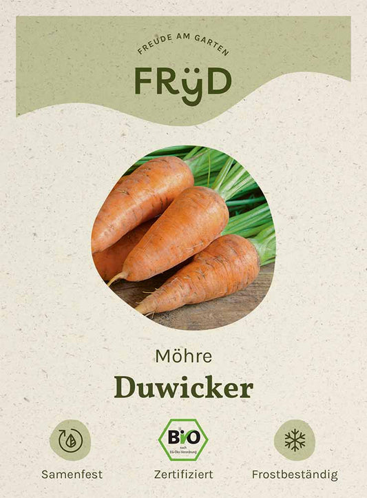 Artikelbild 1 von "Fryd BIO Möhre Duwicker" aus der Kategorie Möhrensamen