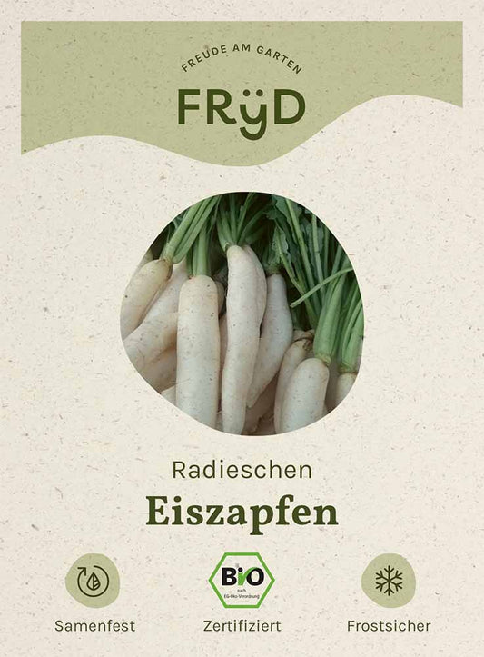 Artikelbild 1 von "Fryd BIO Radieschen Eiszapfen" aus der Kategorie Radieschensamen