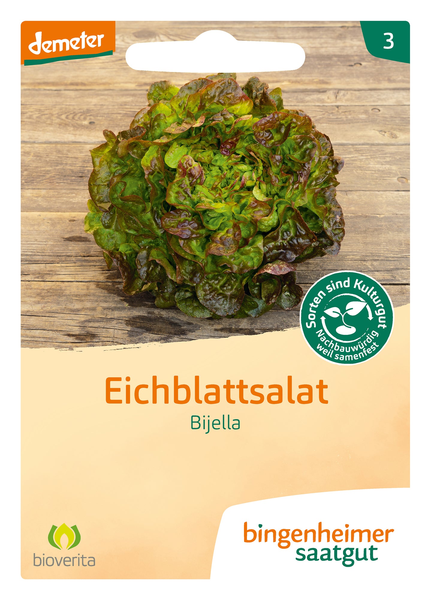 Artikelbild 1 von "BIO Eichblattsalat Bijella" aus der Kategorie Salatsamen