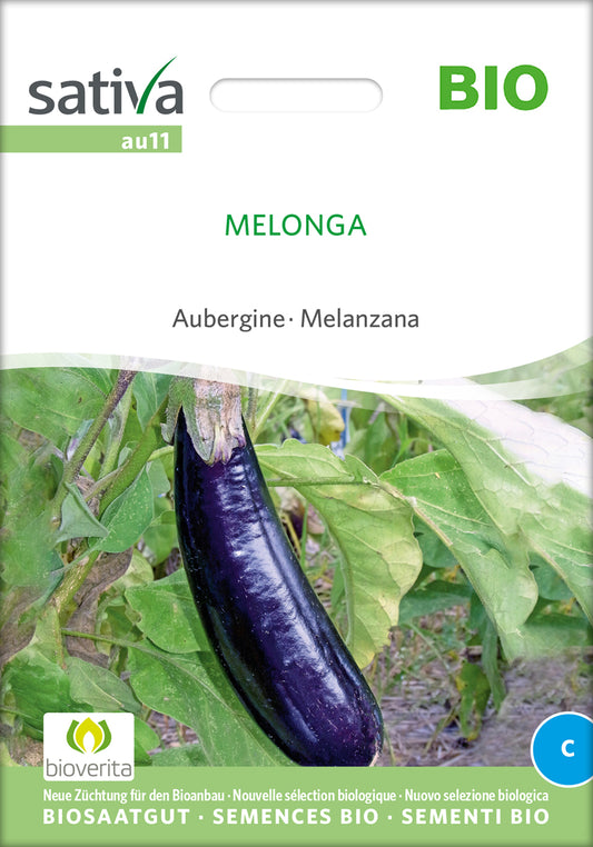 Aubergine Melonga | BIO Auberginensamen von Sativa Rheinau