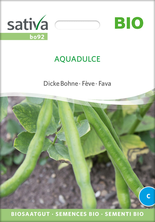 Dicke Bohne Aquadulce | BIO Bohnensamen von Sativa Rheinau