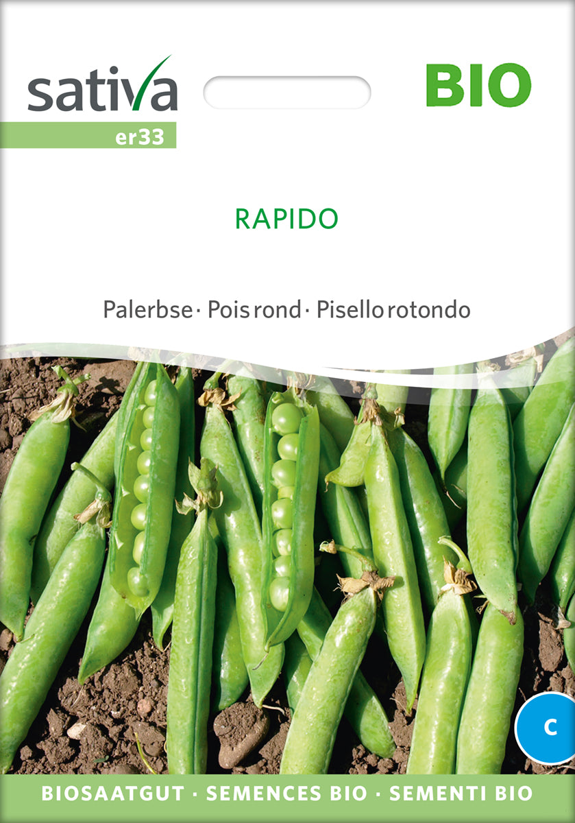 Palerbse Rapido | BIO Erbsensamen von Sativa Rheinau