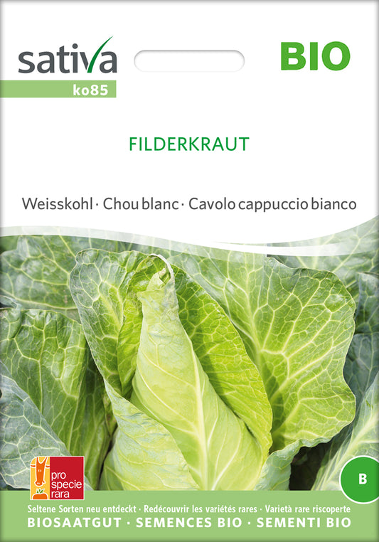 Weisskohl Filderkraut | BIO Weißkohlsamen von Sativa Rheinau