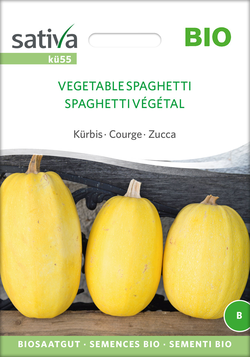 Kürbis Vegetable Spaghetti | BIO Spaghettikürbissamen von Sativa Rheinau
