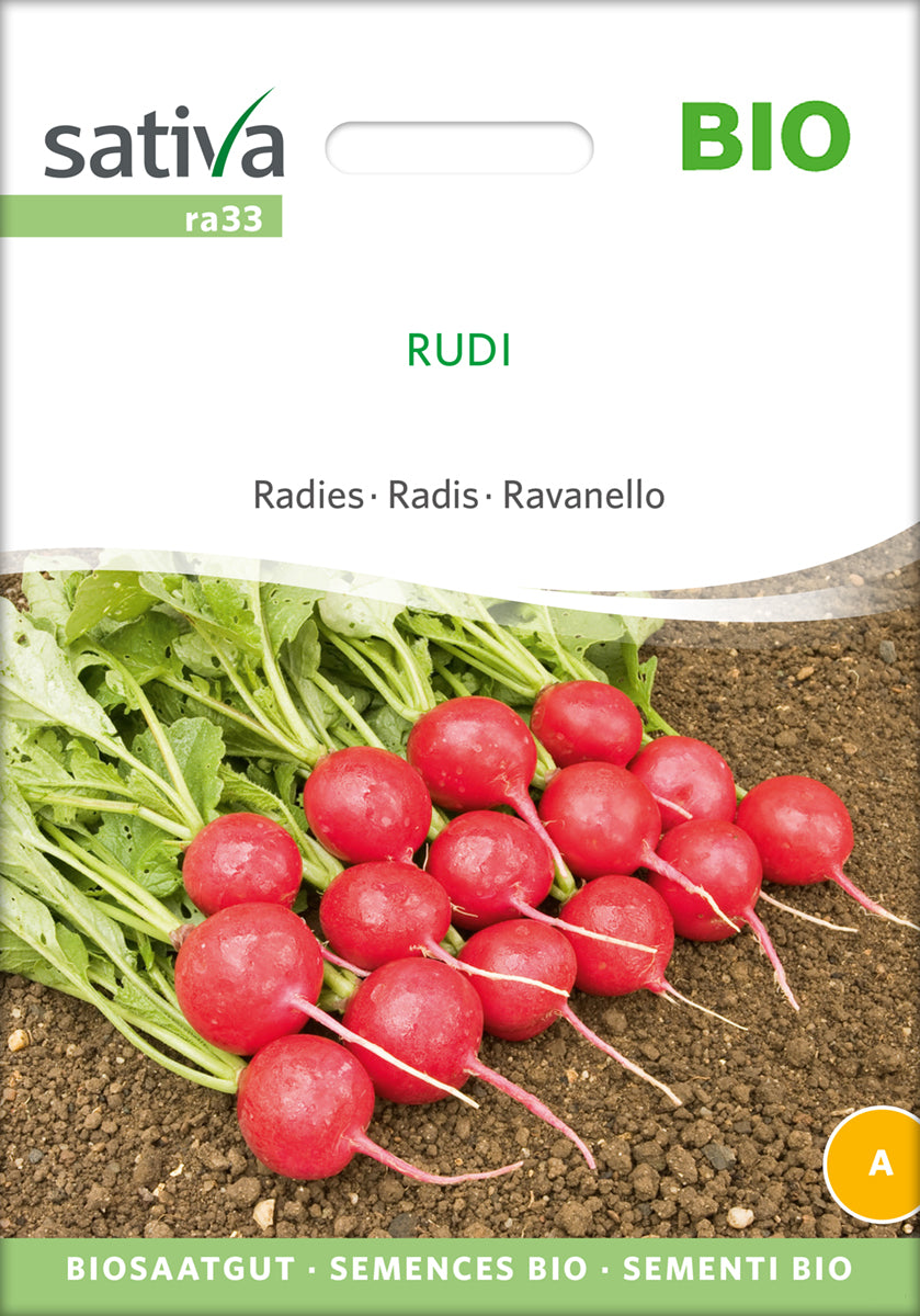 Radies Rudi | BIO Radieschensamen von Sativa Rheinau