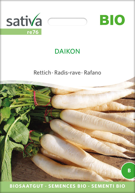 Rettich Daikon | BIO Rettichsamen von Sativa Rheinau