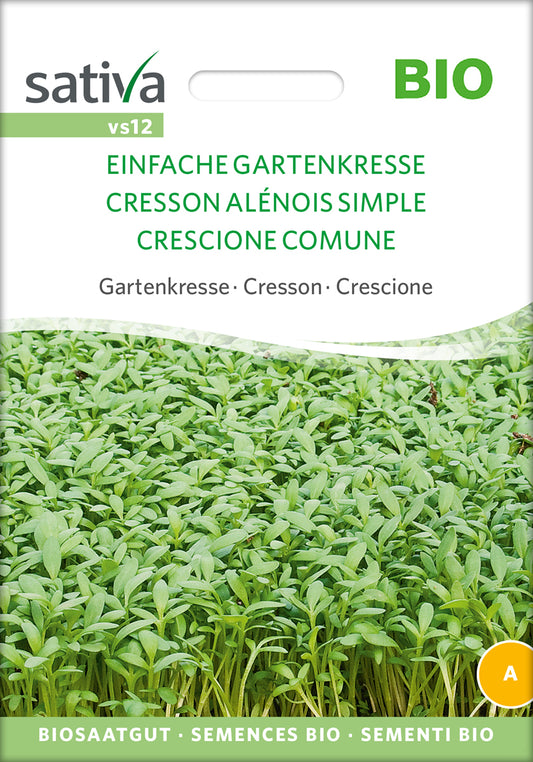 Gartenkresse Einfache Gartenkresse | BIO Kressesamen von Sativa Rheinau