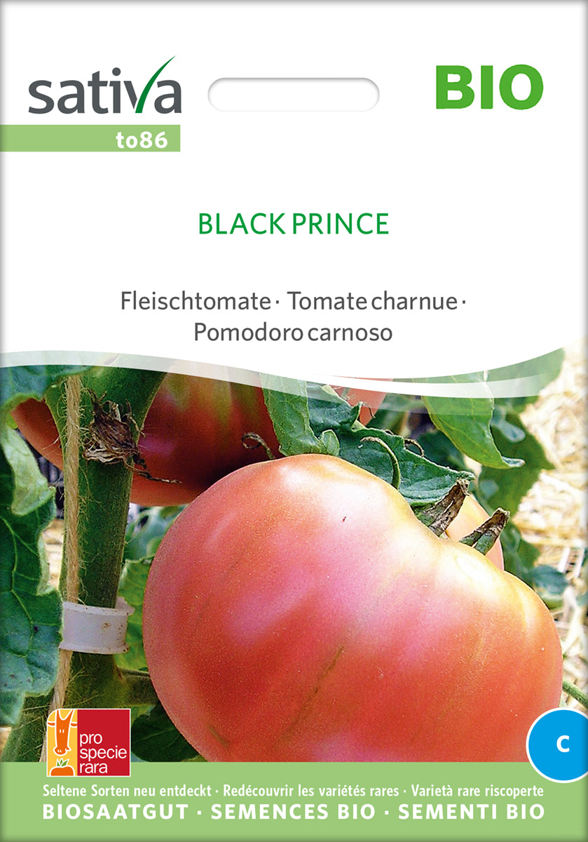 Fleischtomate Black Prince | BIO Fleischtomatensamen von Sativa Rheinau