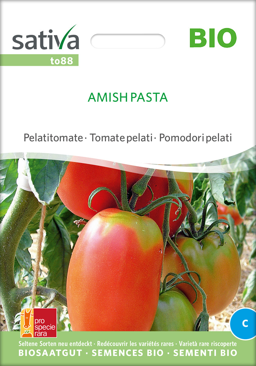 Pelatitomate Amish Pasta | BIO Tomatensamen von Sativa Rheinau