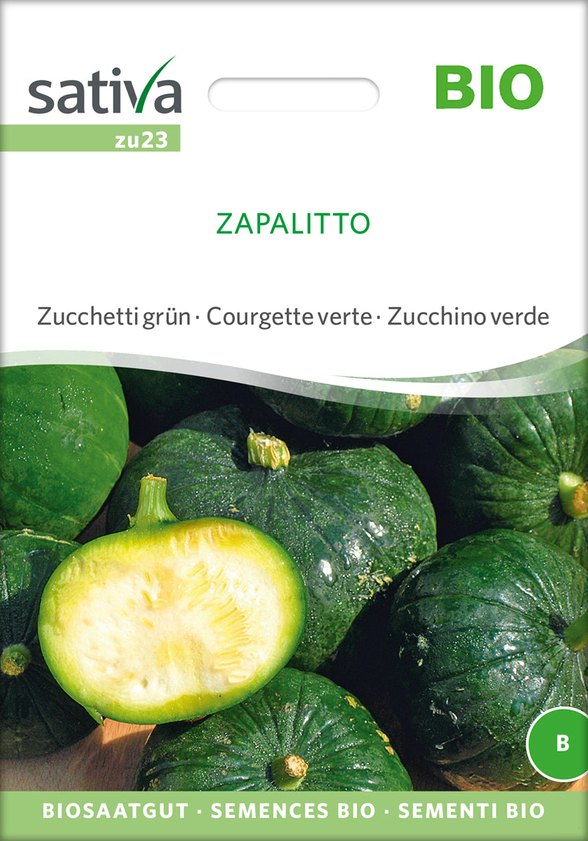 Zucchini Zapalitto | BIO Zucchinisamen von Sativa Rheinau