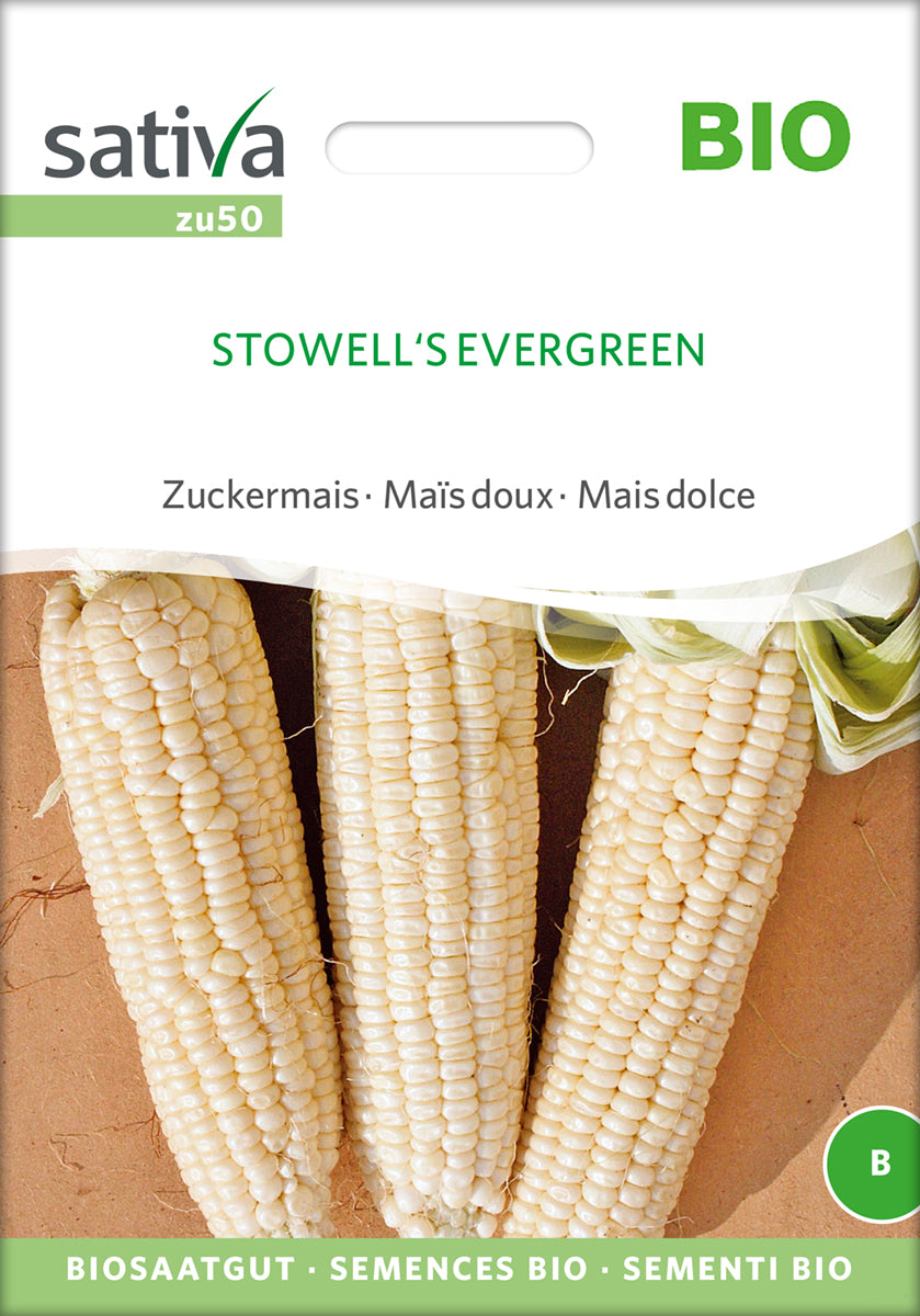 Zuckermais StowellS Evergreen | BIO Maissamen von Sativa Rheinau
