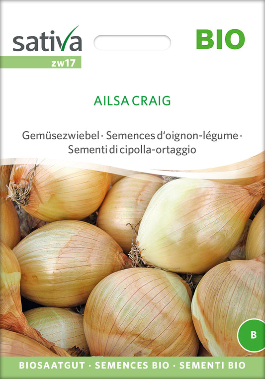 Gemüsezwiebelsamen Ailsa Craig | BIO Gemüsezwiebelsamen von Sativa Rheinau