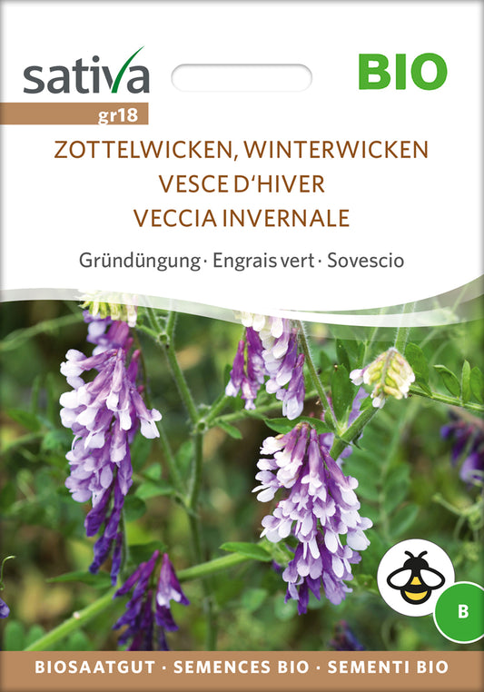 Gründüngung Zottelwicken, Winterwicken | BIO Gründünger von Sativa Rheinau