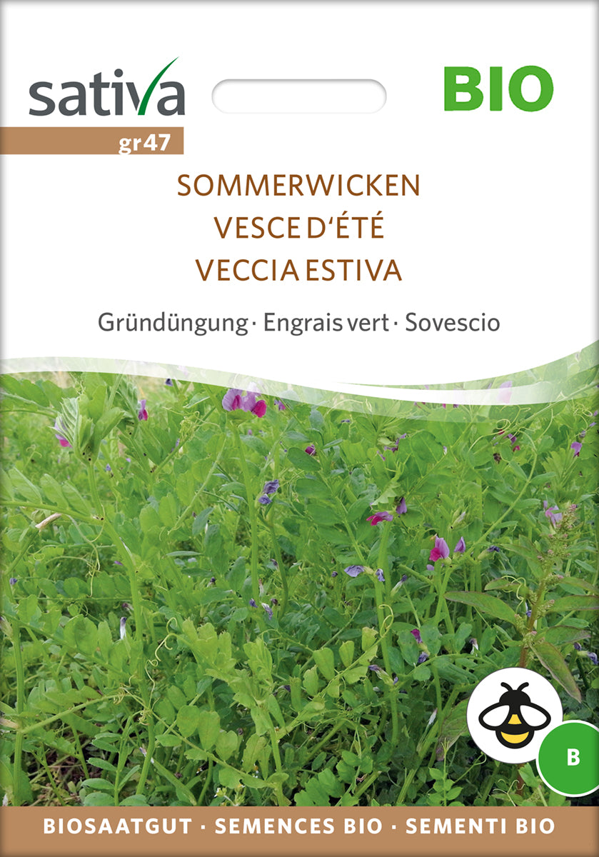 Gründüngung Sommerwicken | BIO Gründünger von Sativa Rheinau