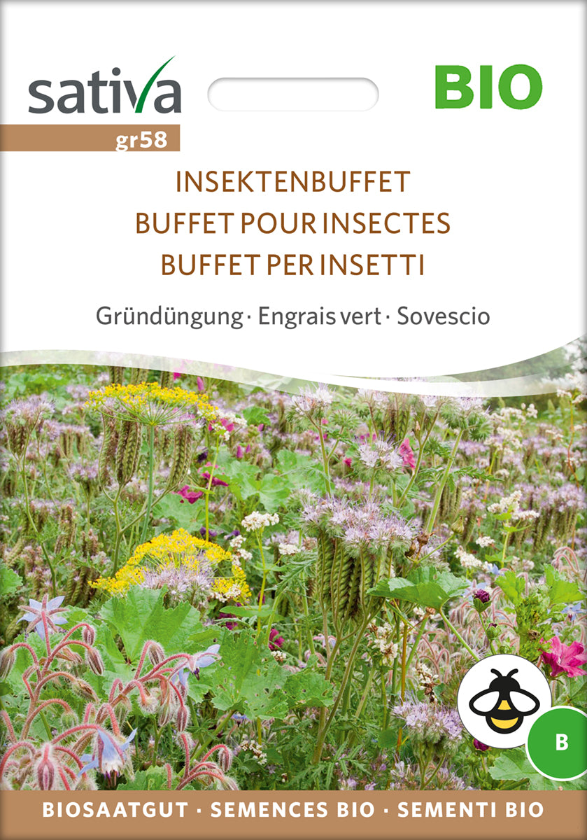 Gründüngung Insektenbuffet | BIO Gründüauldüngung von Sativa Rheinau