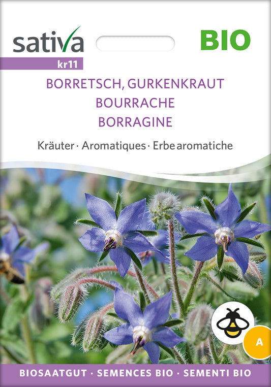 Borretsch, Gurkenkraut | BIO Borretschsamen von Sativa Rheinau