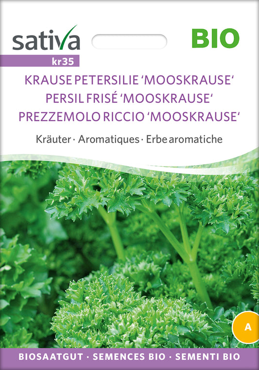 Mooskrause (Krause Petersilie) | BIO Petersiliensamen von Sativa Rheinau