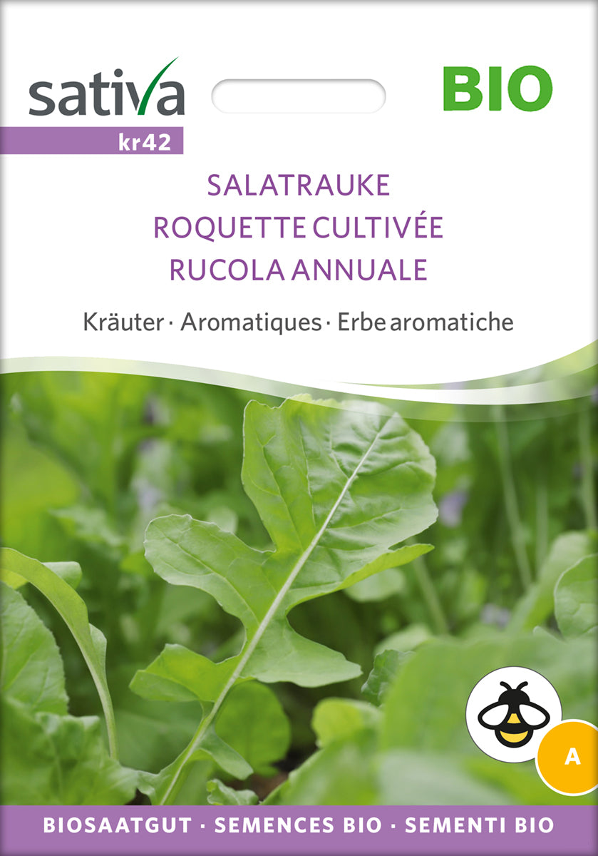 Rucola, Salatrauke | BIO Raukesamen von Sativa Rheinau