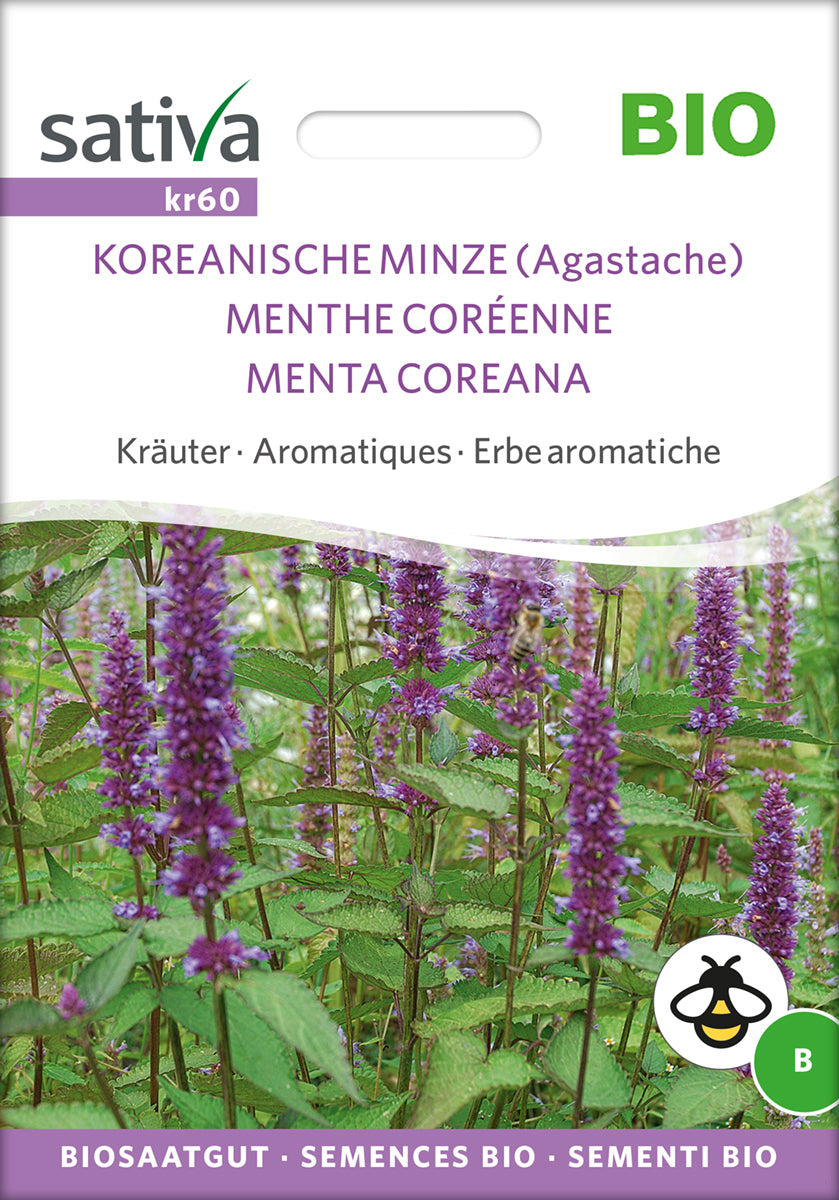 Koreanische Minze | BIO Minzesamen von Sativa Rheinau