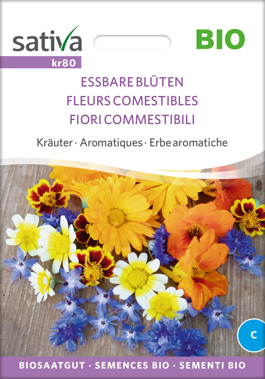 Essbare Blüten | BIO Kräutersamen von Sativa Rheinau