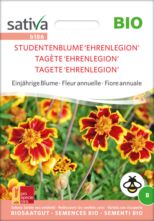 Studentenblume Ehrenlegion | BIO Studentenblumensamen von Sativa Rheinau