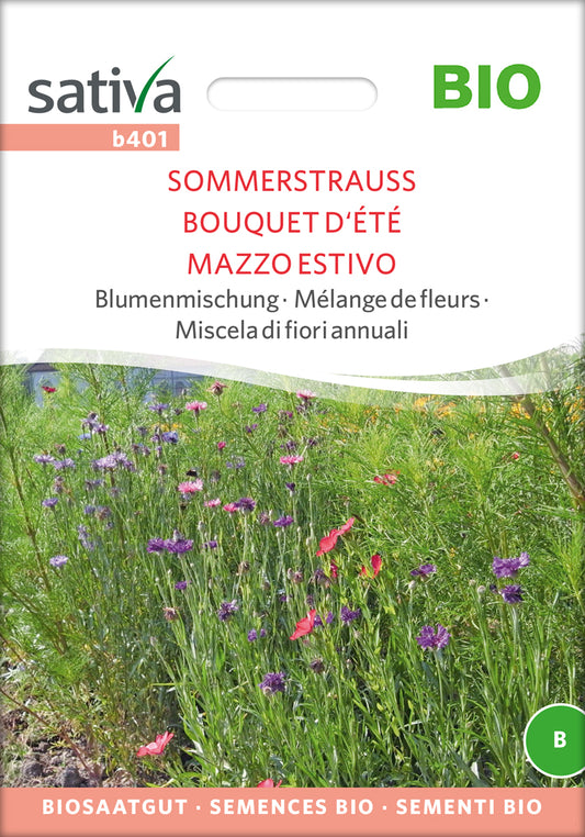 Blumenmischung Sommerstrauss | BIO Blumenmischung von Sativa Rheinau