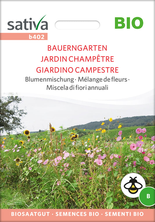 Blumenmischung Bauerngarten | BIO Blumenmischung von Sativa Rheinau