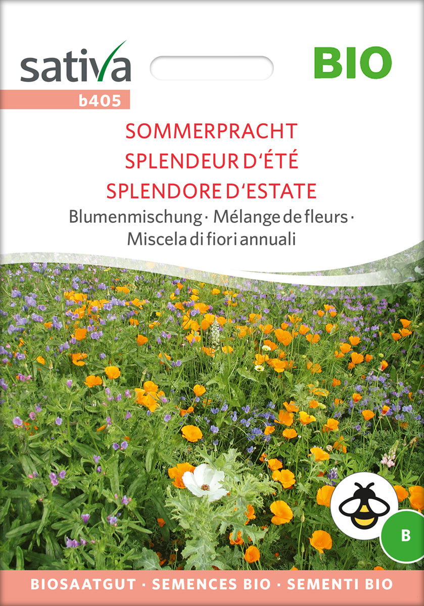 Blumenmischung Sommerpracht | BIO Blumenmischung von Sativa Rheinau