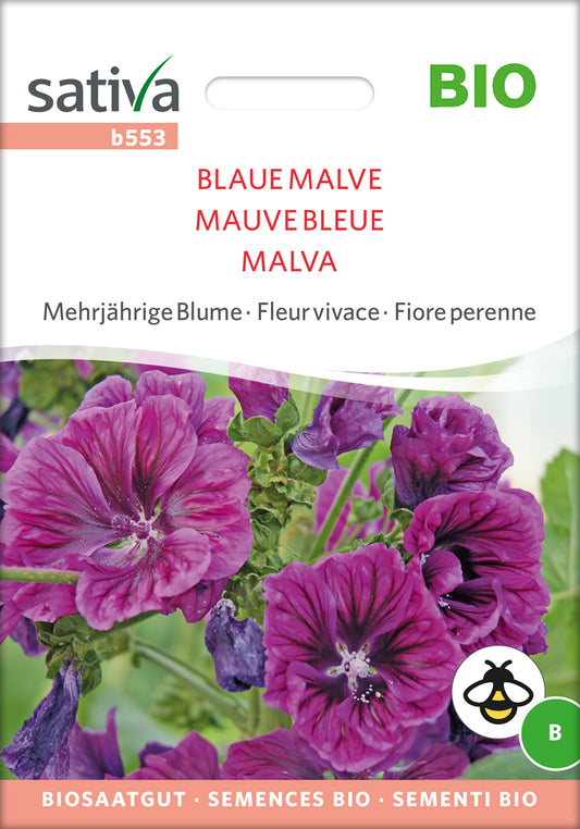 Blaue Malve | BIO Malvensamen von Sativa Rheinau