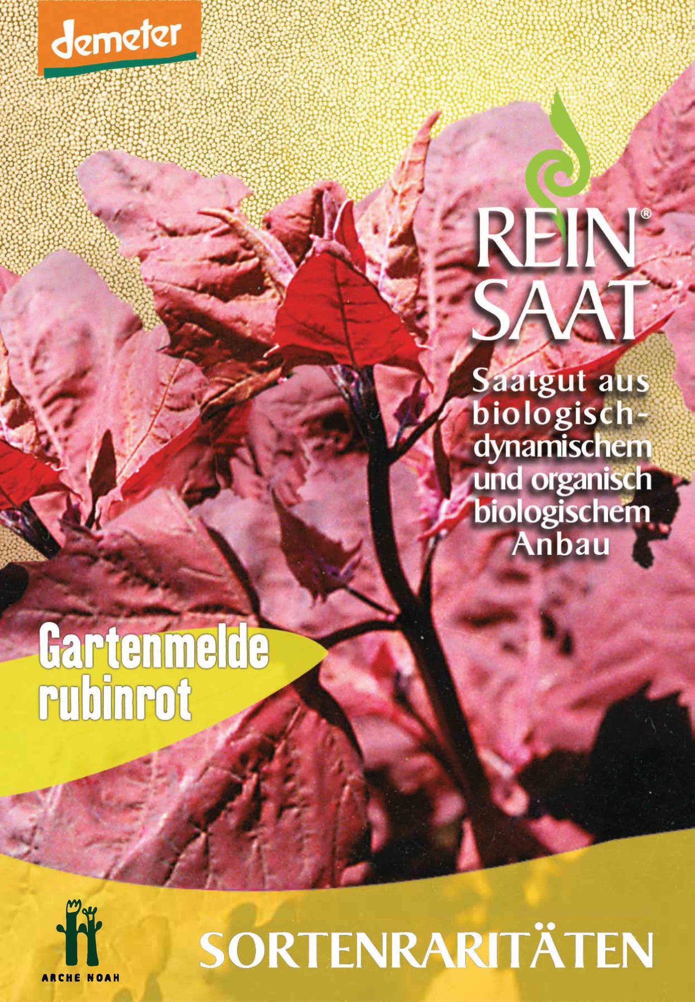 Gartenmelde Rubinrot | BIO Spinatsamen von Reinsaat
