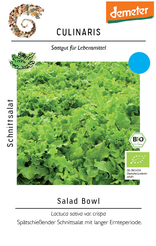 Schnittsalat Salad Bowl | BIO Schnittsalatsamen von Culinaris [MHD 01/2024]