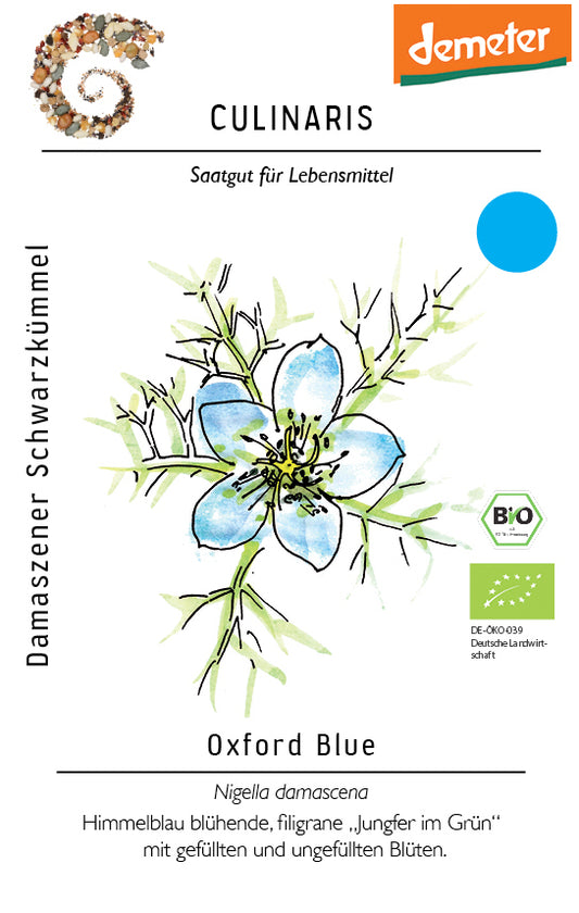 Damaszener Schwarzkümmel Oxford Blue | BIO Kümmelsamen von Culinaris