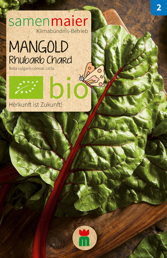 Mangold Rhubarb Chard | Bio-Mangoldsamen von Samen Maier