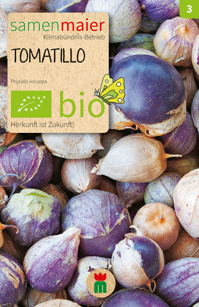 Tomatillo Mischung violett-weiß | BIO Tomatensamen von Samen Maier