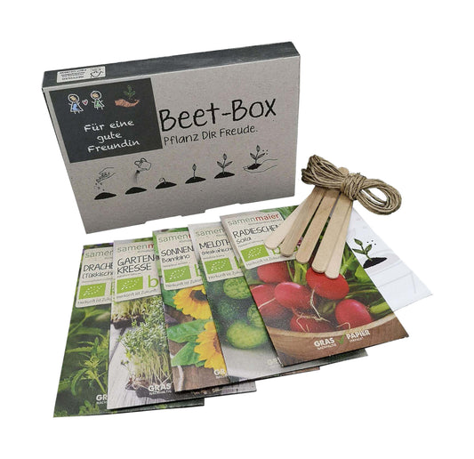 Beet-Box "Für eine gute Freundin" | BIO Samen-Sets von Samen Maier