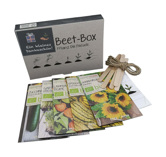 Beet-Box "Ein kleines Dankeschön" | BIO Samen-Sets von Samen Maier