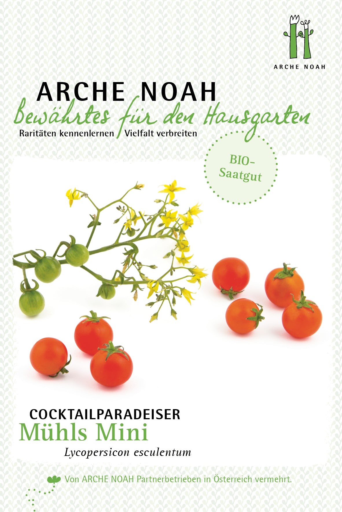 Cocktailtomate M hls Mini BIO Kirschtomatensamen von Arche Noah