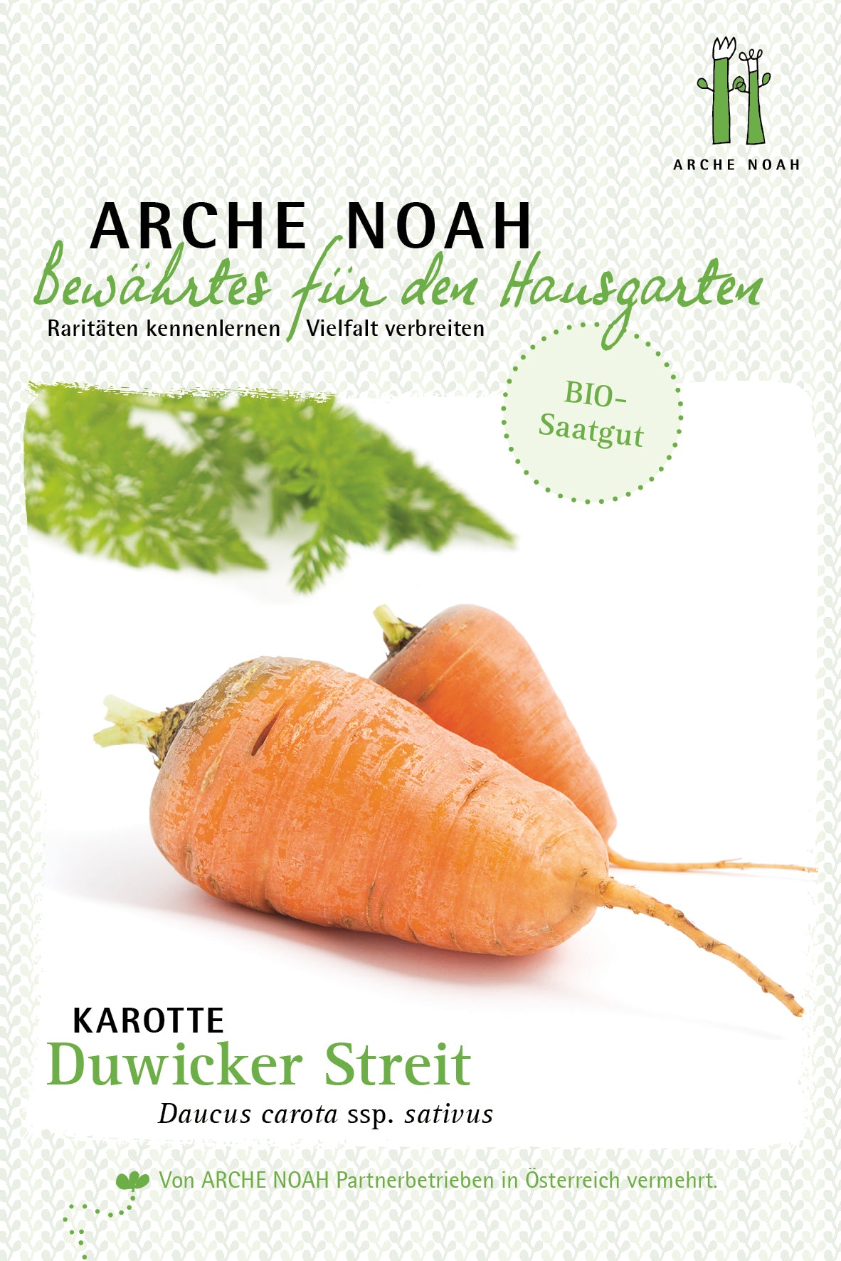Karotte Duwicker Streit | BIO Karottensamen von Arche Noah