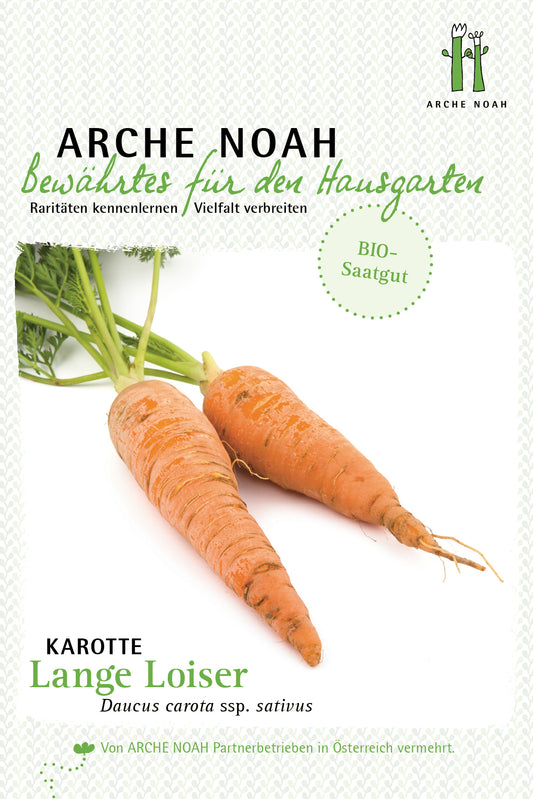 Karotte Lange Loiser | BIO Karottensamen von Arche Noah