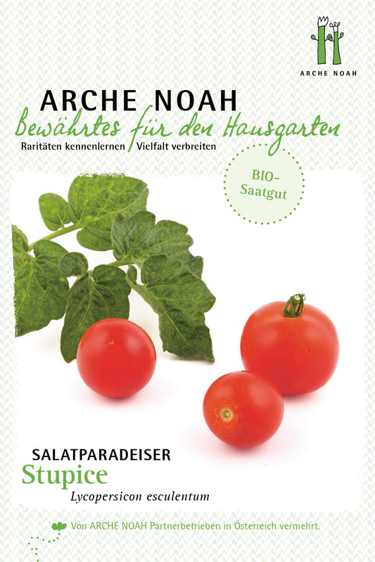 Salattomate Stupice | BIO Salattomatensamen von Arche Noah [MHD 12/2023]