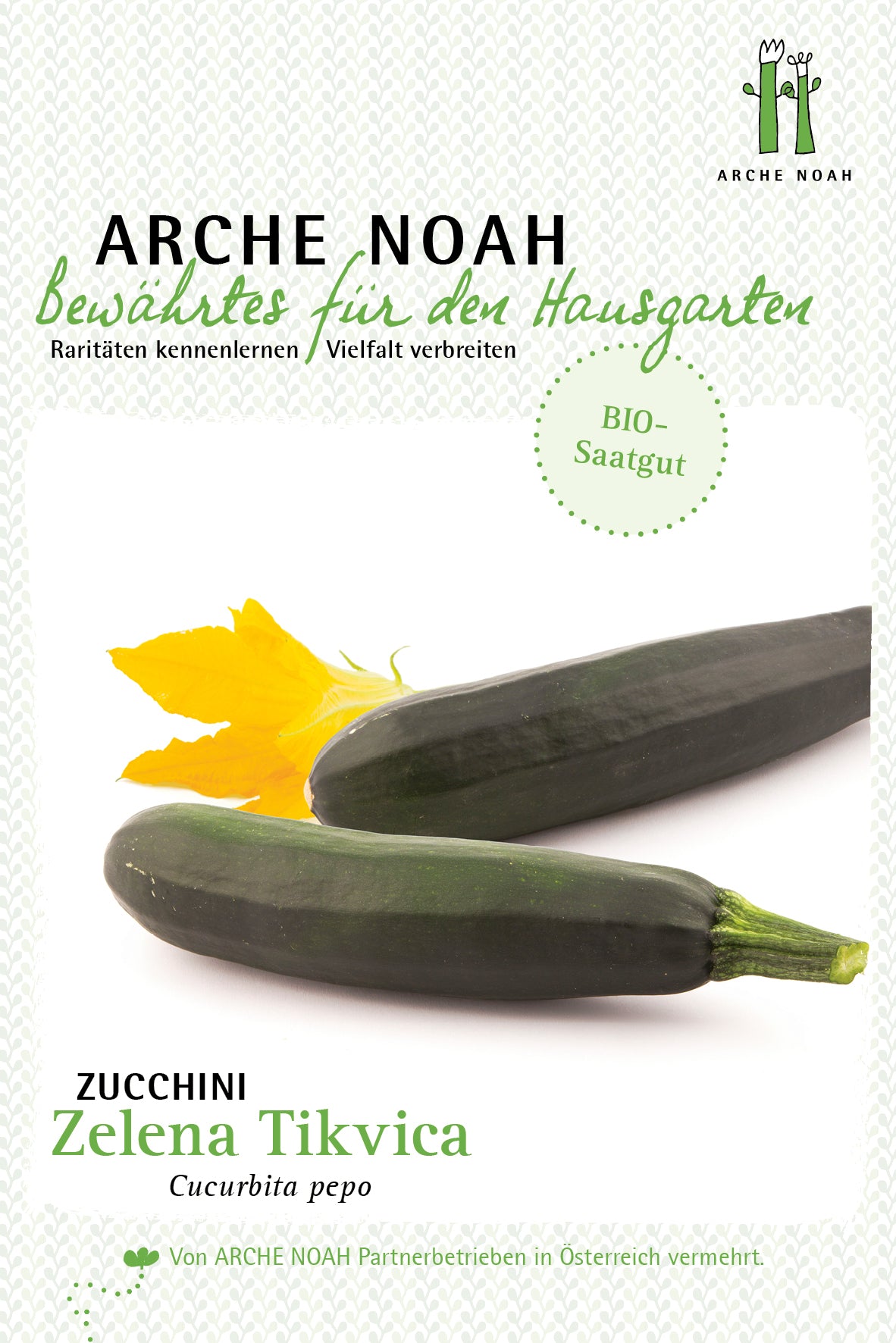 Zucchini Zelena Tikvica | BIO Zucchinisamen von Arche Noah