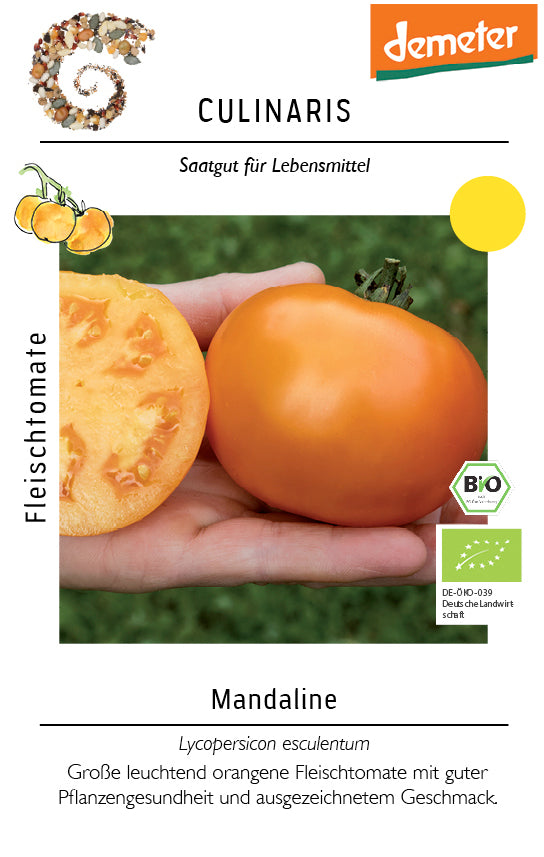 Fleischtomate Mandaline (ehemals Mandarin) | BIO Fleischtomatensamen von Culinaris